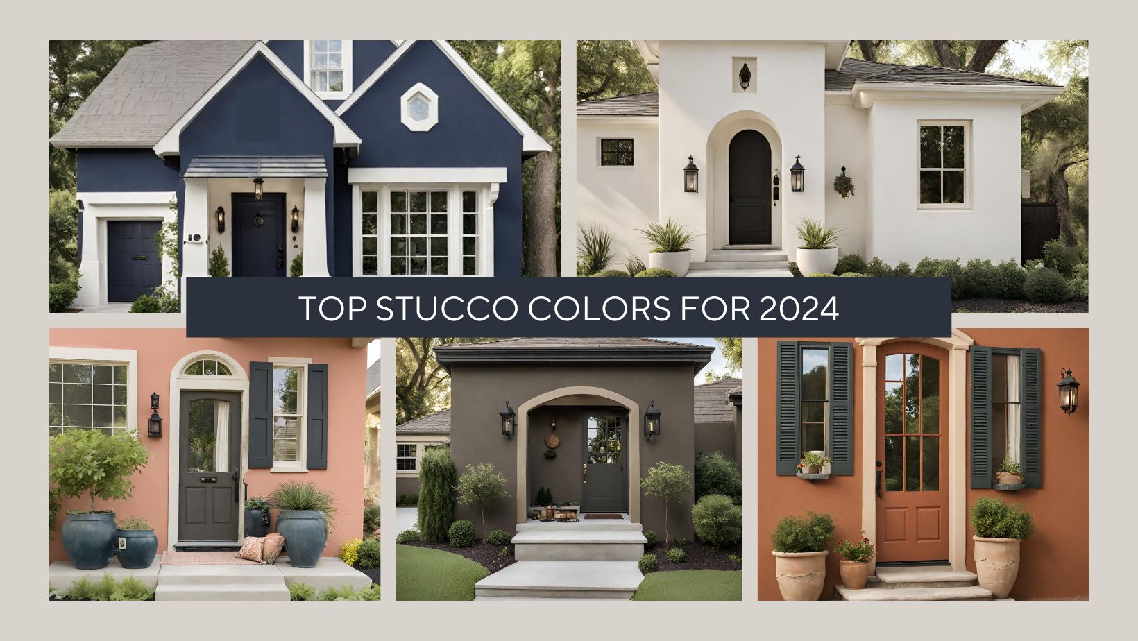 Best Stucco House Colors